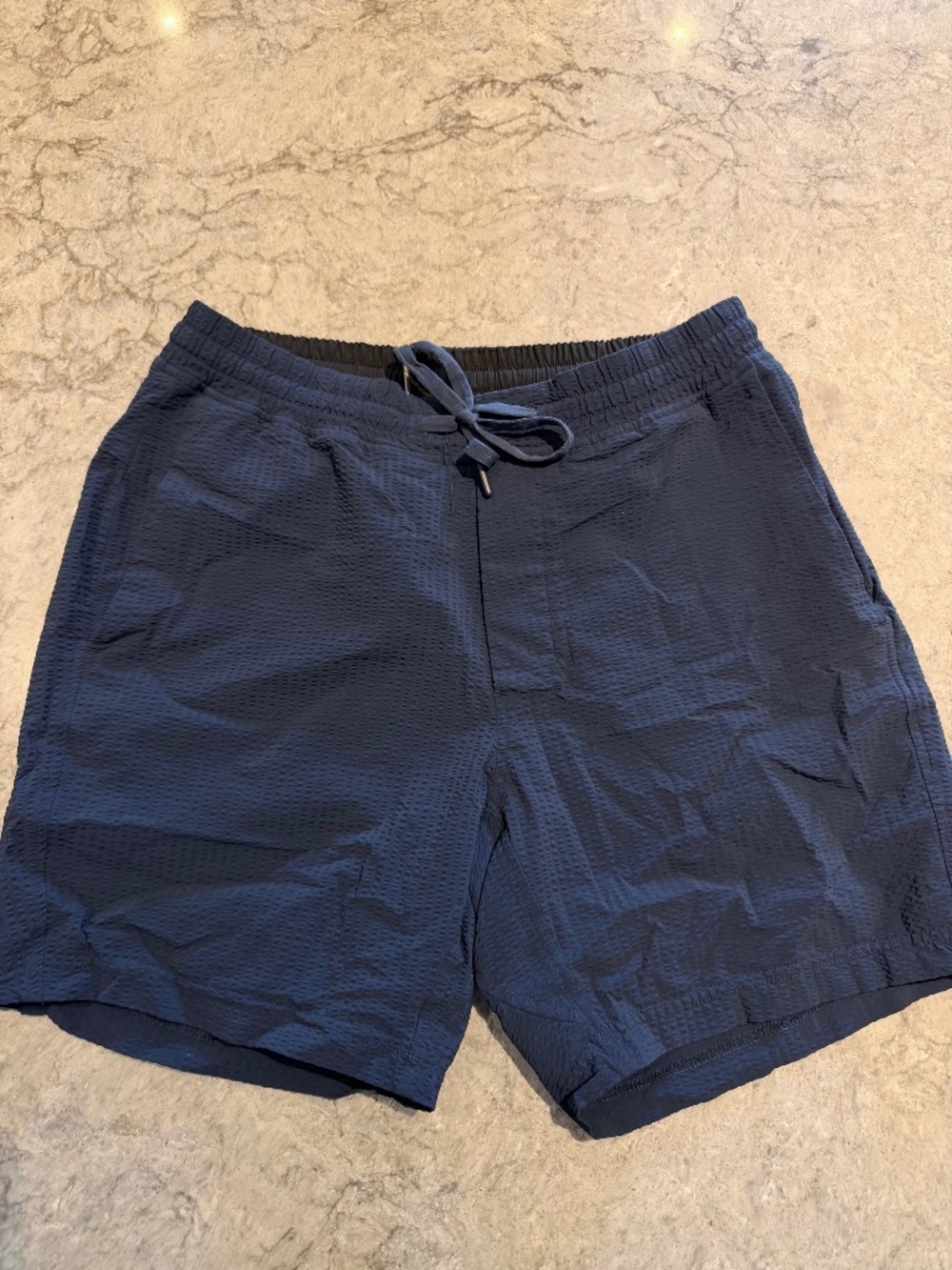 lululemon bowline short navy blue medium 5"